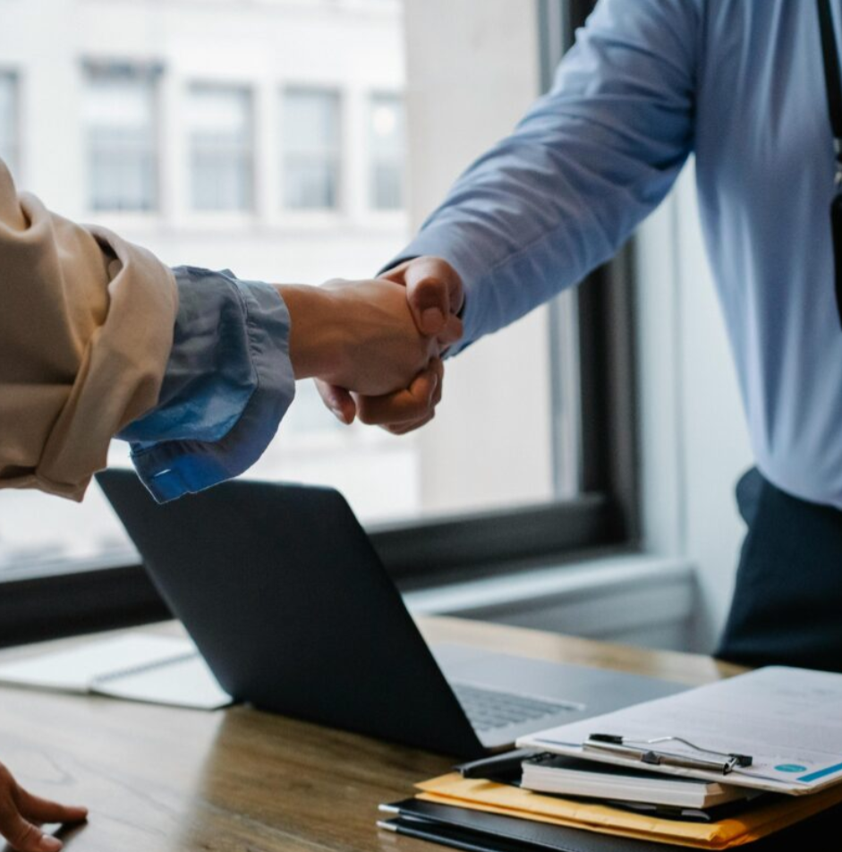 Business handshake