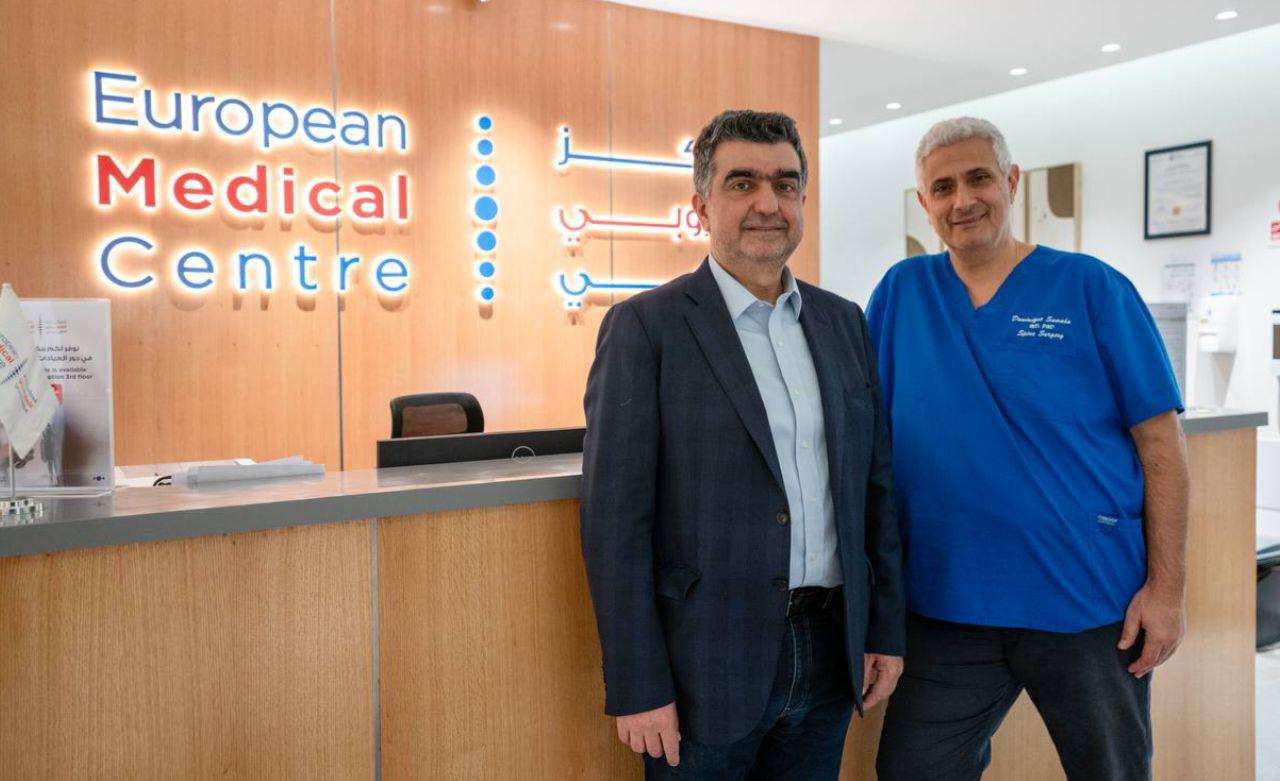 Fares Saade visiting European Medical Centre Jeddah
